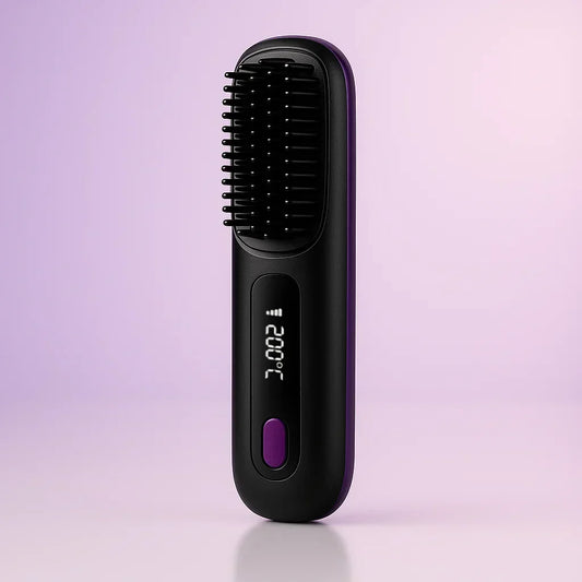 Mini Cepillo Alisador – ¡Cabello Liso donde Estés!