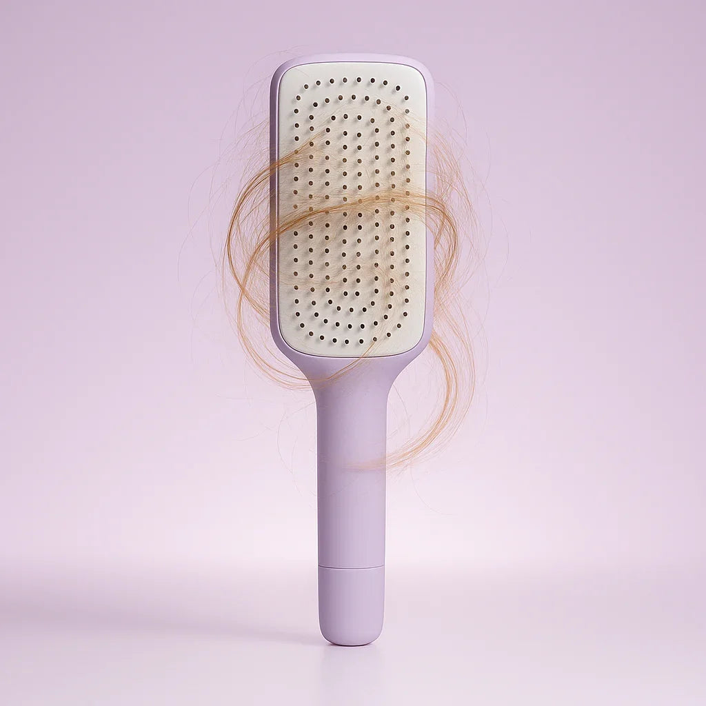 Cepillo para Cabello – ¡Se Limpia Solo y Desenreda en Segundos!