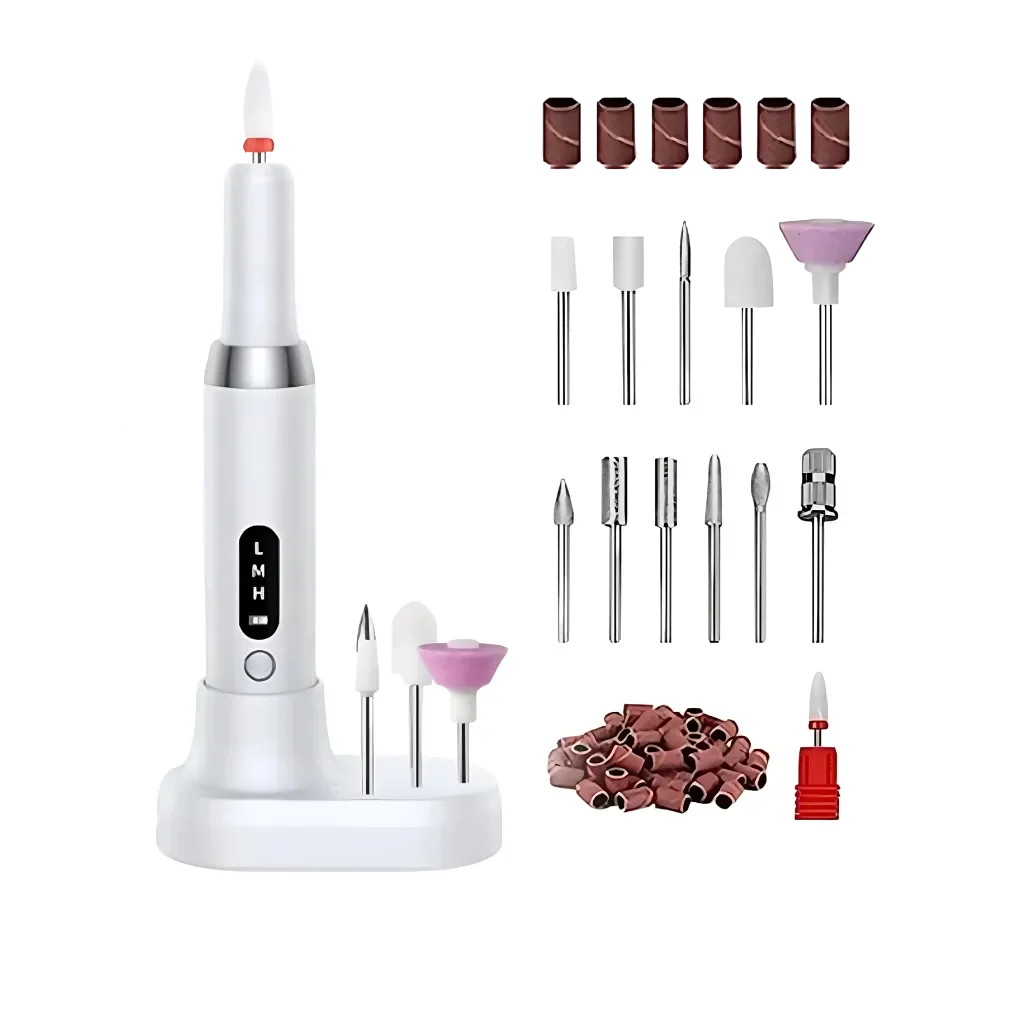 Kit Profesional para Uñas - ¡Lija, Pule y Remueve Cutículas Ya!