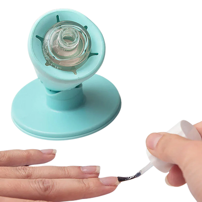 Soporte de Esmalte Portátil – ¡Sujétalo y Pinta sin Derramar Nada!
