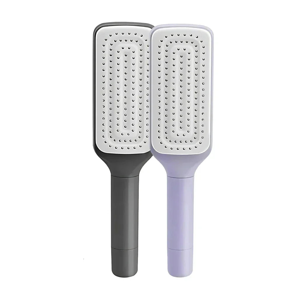 Cepillo para Cabello – ¡Se Limpia Solo y Desenreda en Segundos!