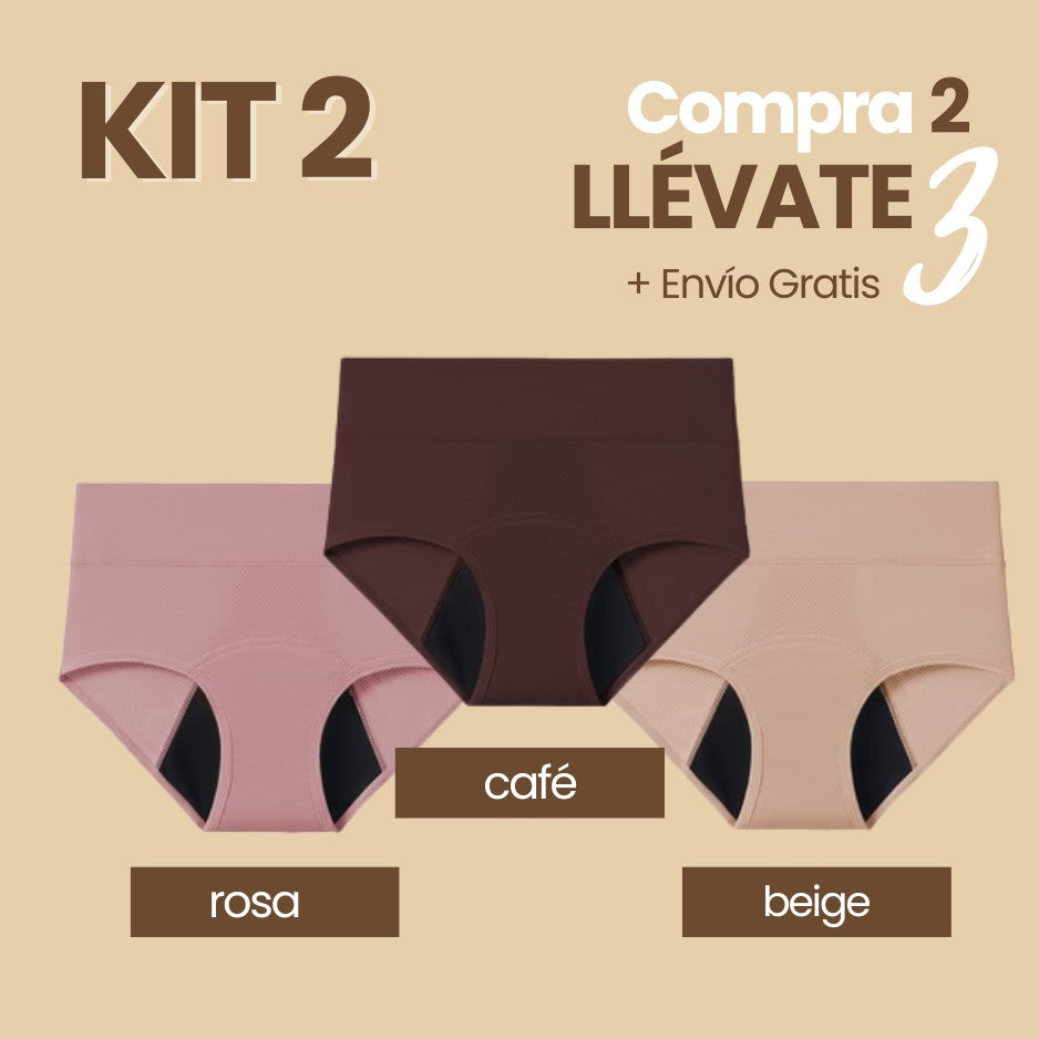 Panty a Prueba de Fugas – BellaDry™ [COMPRA 2 Y LLÉVATE 3]