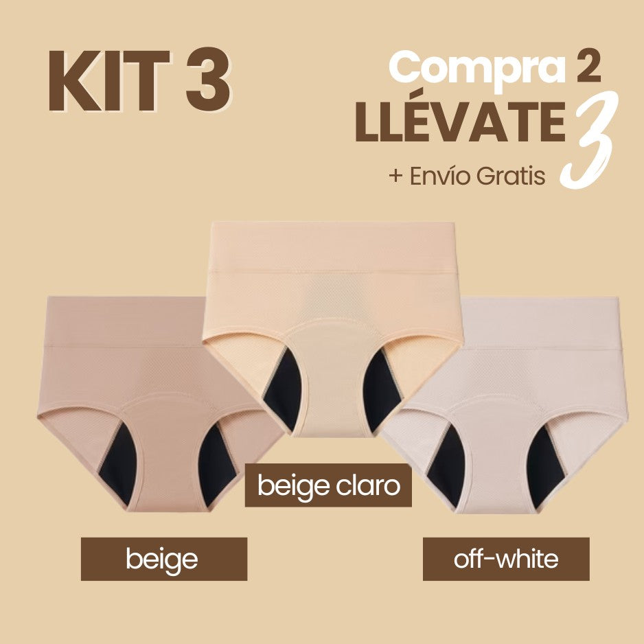 Panty a Prueba de Fugas – BellaDry™ [COMPRA 2 Y LLÉVATE 3]