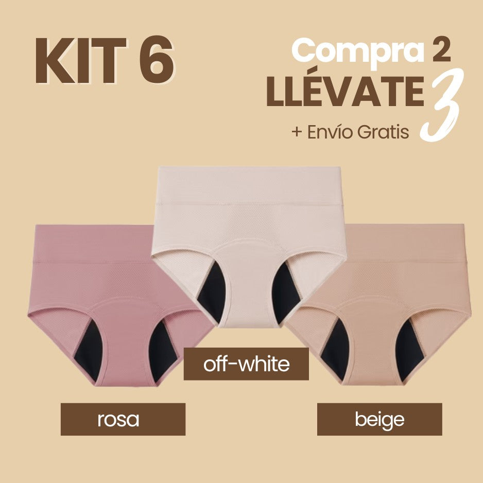 Panty a Prueba de Fugas – BellaDry™ [COMPRA 2 Y LLÉVATE 3]