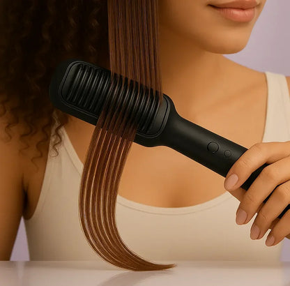Escova Alisadora - ¡Cabello Liso y Alineado en Segundos!