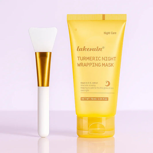 Mascarilla Facial de Cúrcuma Lakerain – ¡Skin Care Nocturno!