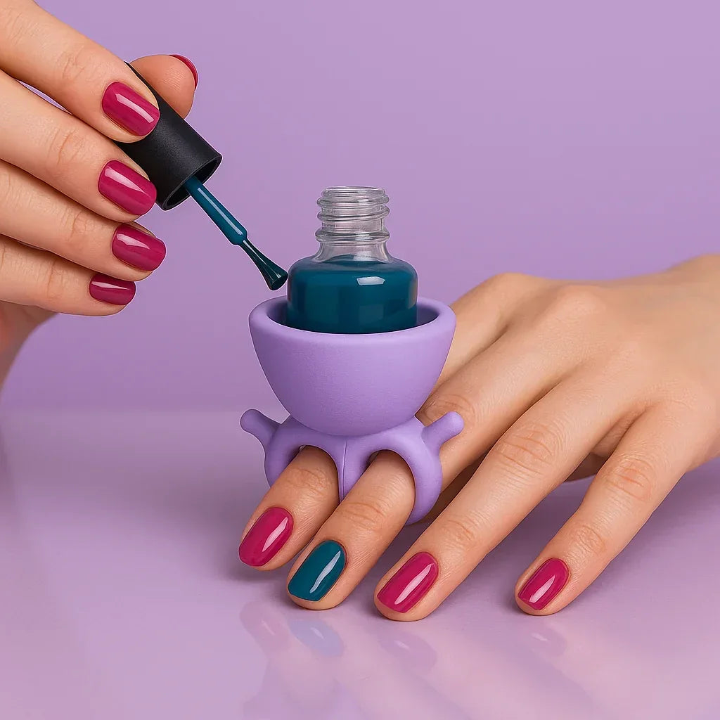 Soporte de Esmalte para Dedo – ¡Hazte las Uñas en Casa Fácilmente!