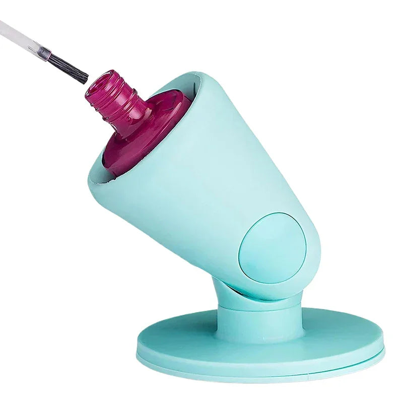 Soporte de Esmalte Portátil – ¡Sujétalo y Pinta sin Derramar Nada!