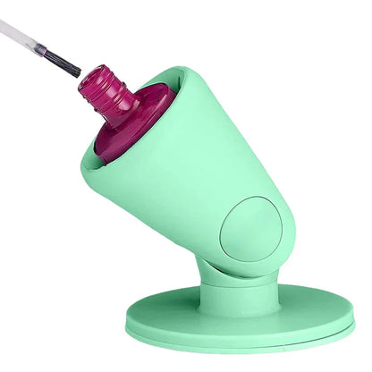 Soporte de Esmalte Portátil – ¡Sujétalo y Pinta sin Derramar Nada!