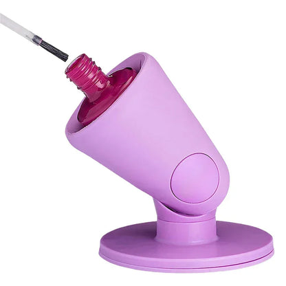 Soporte de Esmalte Portátil – ¡Sujétalo y Pinta sin Derramar Nada!