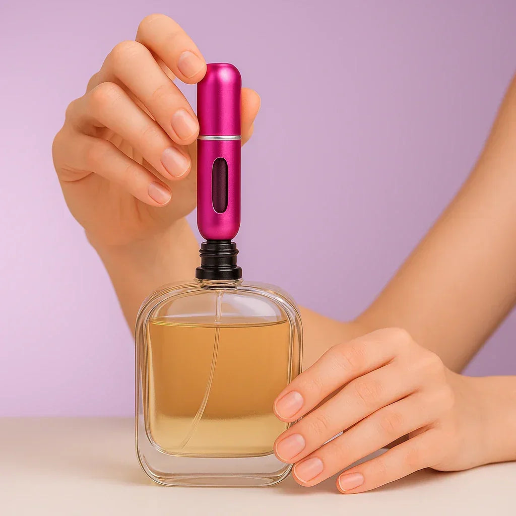 Atomizador de Perfume Recargable para Bolsa (3 Unidades) – ¡5ml Siempre Contigo!